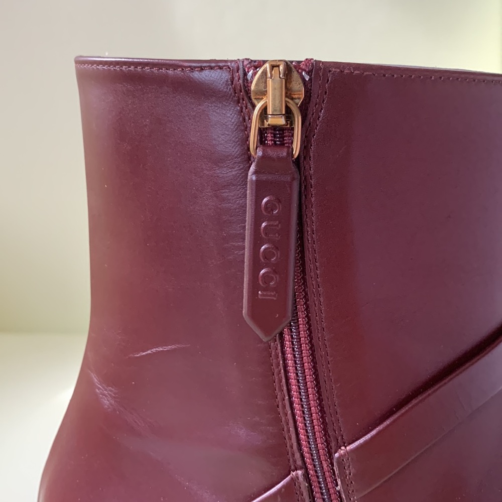 ๐ค Authentic NEW GUCCI Leather Boots Size 7 ๐ค - Picture 6 of 10